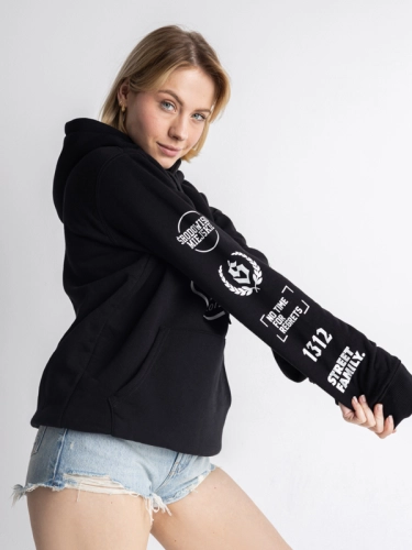 Hoodie "Classic mood" - Black SM_1173 Środowisko Miejskie HOODIE