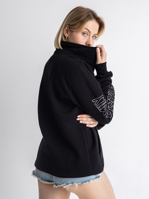 Crewneck "New street classic" - Black SM_1174 Środowisko Miejskie SWEATSHIRTS ZIP