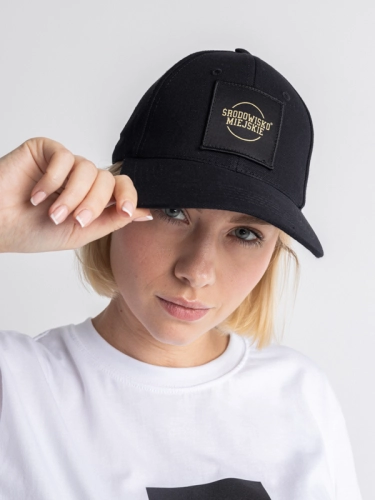 Cap "Classic" - 6-panels - Black / Gold SM_1198 Środowisko Miejskie CAPS 2