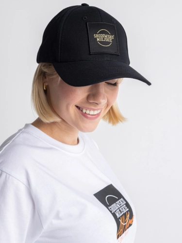 Cap "Classic" - 6-panels - Black / Gold SM_1198 Środowisko Miejskie CAPS 1