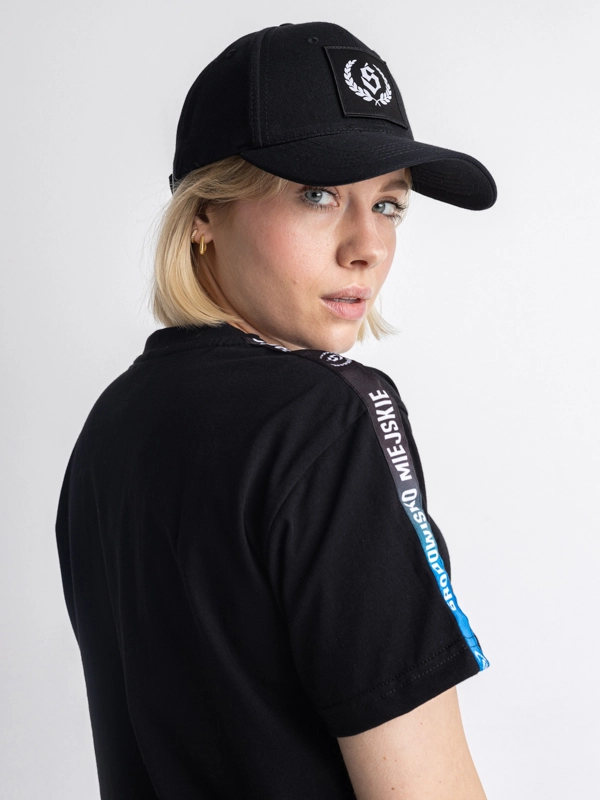 Cap "Laur" - 6-panels - Black / White SM_1197 Środowisko Miejskie CAPS