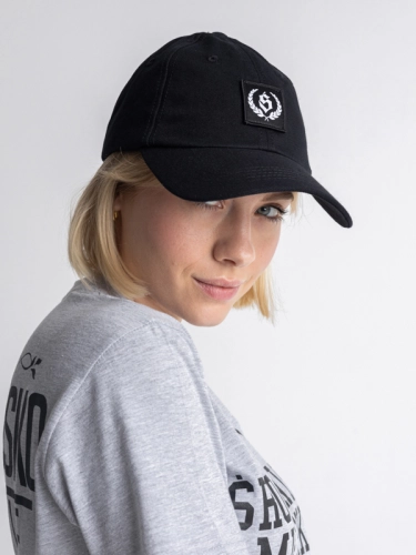 Cap "Laur small" - 6-panels - Black / White SM_1195 Środowisko Miejskie CAPS 2