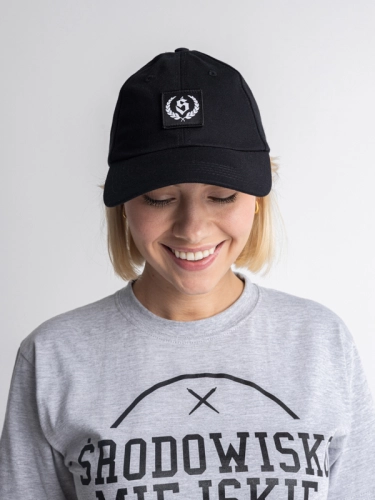 Cap "Laur small" - 6-panels - Black / White SM_1195 Środowisko Miejskie CAPS 1