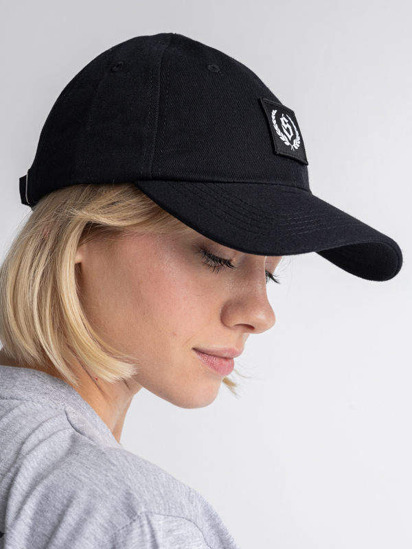 Cap "Laur small" - 6-panels - Black / White SM_1195 Środowisko Miejskie CAPS