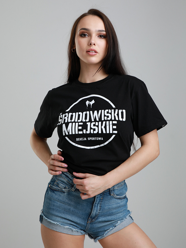 T-Shirt "Sekcja Sportowa" - Black SM_786 Środowisko Miejskie T-SHIRTS