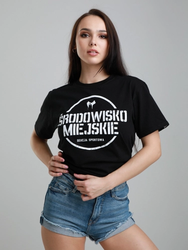 T-Shirt "Sekcja Sportowa" - Black SM_786 Środowisko Miejskie T-SHIRTS