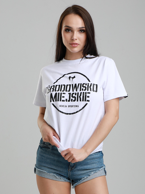 Koszulka "Sekcja Sportowa" - Biała SM_787 Środowisko Miejskie