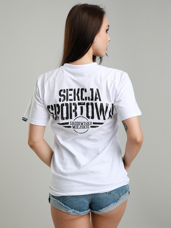 T-Shirt "Sekcja Sportowa" - White SM_787 Środowisko Miejskie T-SHIRTS