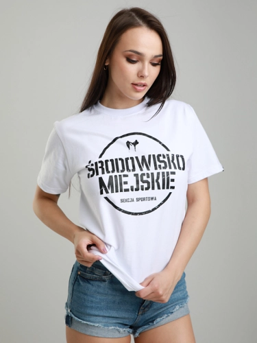 T-Shirt "Sekcja Sportowa" - White SM_787 Środowisko Miejskie T-SHIRTS