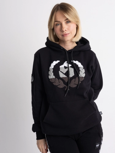 Hoodie "Chenille" - Black SM_1226 Środowisko Miejskie HOODIE