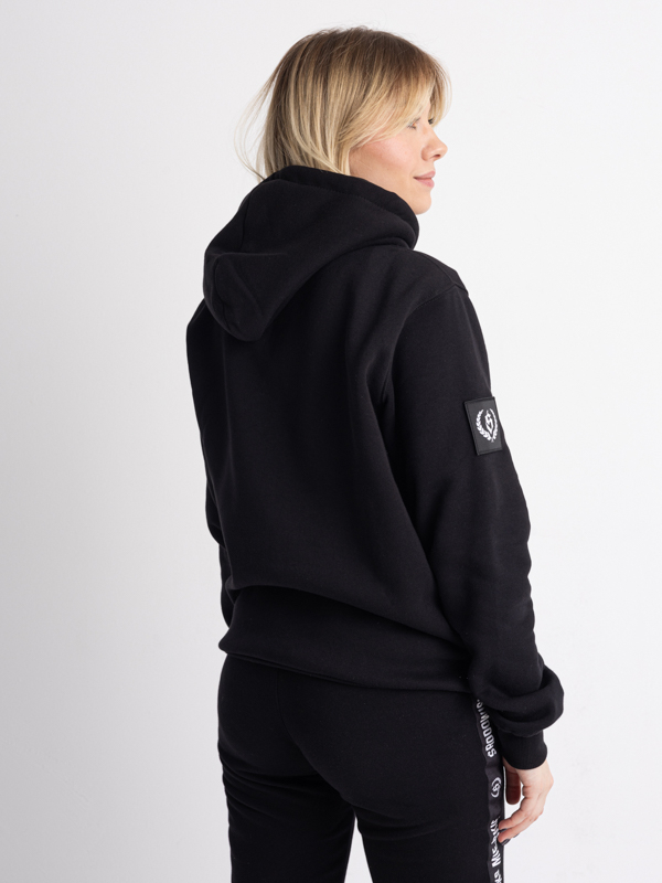 Bluza z kapturem "Chenille" - Czarna SM_1226 Środowisko Miejskie