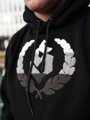 Hoodie "Chenille" - Black SM_1226 Środowisko Miejskie HOODIE