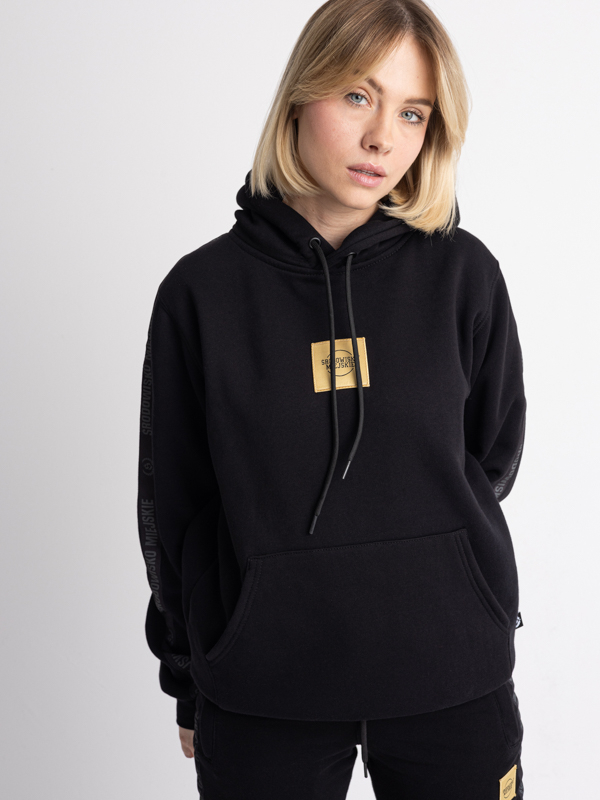 Hoodie "CLS GOLD" - Black SM_1228 Środowisko Miejskie HOODIE