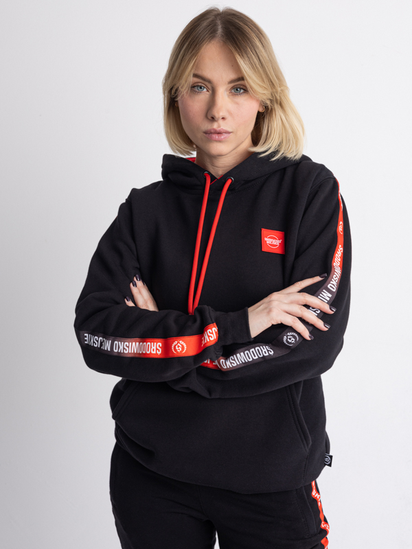Hoodie "CLS Mini Red" - Black SM_1230 Środowisko Miejskie HOODIE