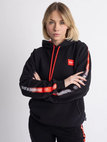 Hoodie "CLS Mini Red" - Black SM_1230 Środowisko Miejskie HOODIE 1