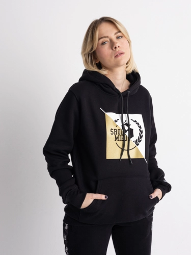 Hoodie "Duo" - Black SM_1231 Środowisko Miejskie HOODIE