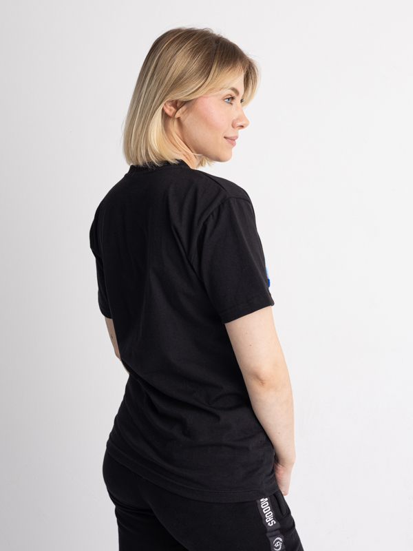 T-Shirt "Chenille" - Black / Blue SM_1240 Środowisko Miejskie T-SHIRTS