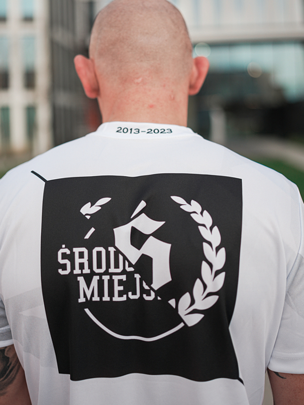 T-Shirt Sport Mesh "Decade" - White SM_1242 Środowisko Miejskie T-SHIRTS