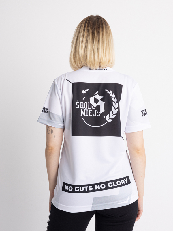 Koszulka Sportowa Mesh "Decade" - Biała SM_1242 Środowisko Miejskie