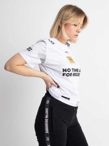 Koszulka Sportowa Mesh "Decade" - Biała SM_1242 Środowisko Miejskie