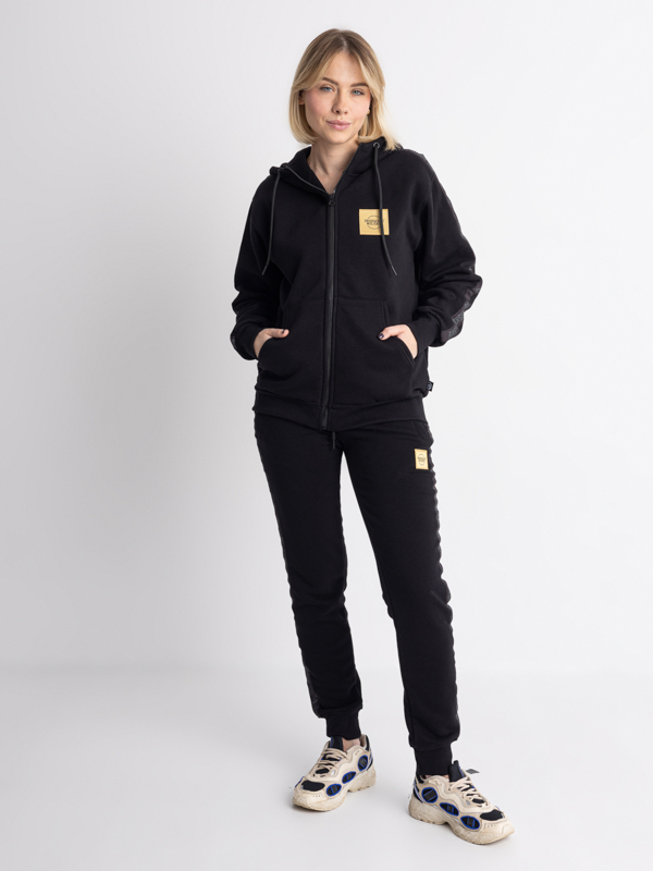 Spodnie dresowe "CLS Gold" - Czarne SM_1235 Środowisko Miejskie