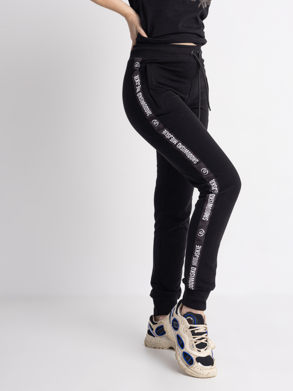 Sweatpants "CLS Mini" - Black SM_1236 Środowisko Miejskie SWEATPANTS
