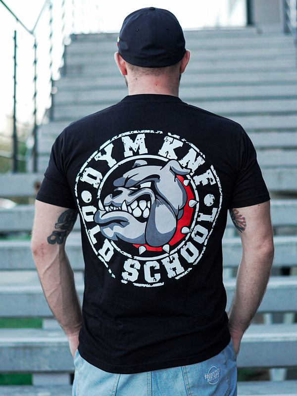 T-shirt "DYM KNF - Old School" - Black SM_1187 Środowisko Miejskie T-SHIRTS