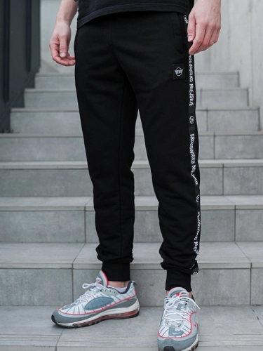Sweatpants "CLS Mini" - Black SM_1236 Środowisko Miejskie SWEATPANTS