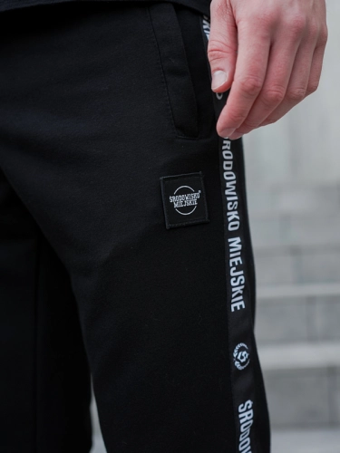 Spodnie dresowe "CLS Mini" - Czarne SM_1236 Środowisko Miejskie