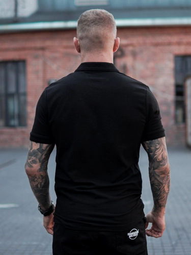 Polo T-Shirt "CLS" - Black SM_1243 Środowisko Miejskie T-SHIRTS 2
