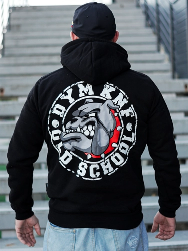 Bluza z kapturem "DYM KNF - Old School" - Czarna SM_1252 Środowisko Miejskie 2
