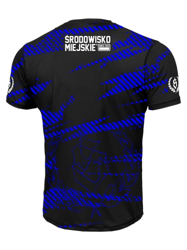 T-shirt Sport Mesh "CLS mini" - Black / Blue SM_1269 Środowisko Miejskie T-SHIRTS