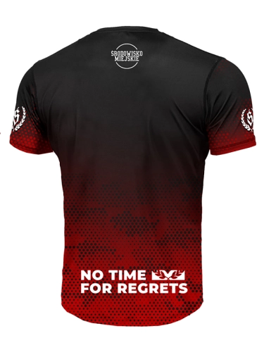 T-shirt Sport Mesh "Punch" - Black / Red SM_1271 Środowisko Miejskie T-SHIRTS