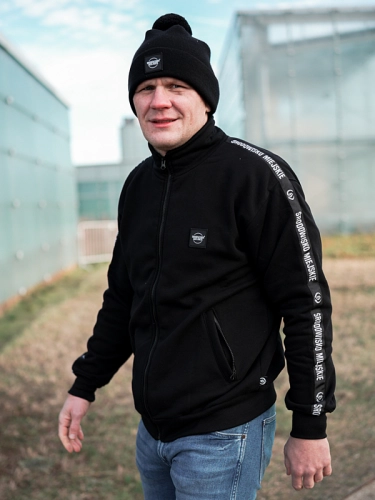 Crewneck Zip "CLS Mini" - Black SM_1233 Środowisko Miejskie CREWNECK