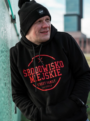 Hoodie "Theme" - Black / Red SM_1261 Środowisko Miejskie HOODIE 2