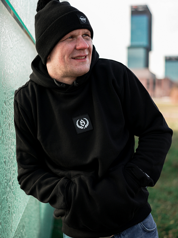 Hoodie "City" - Black SM_1232 Środowisko Miejskie HOODIE