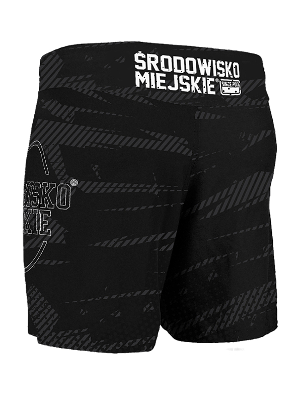 Spodenki MMA "CLS" - Czarne / Szare SM_1286 Środowisko Miejskie