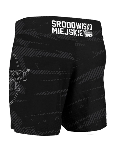 Spodenki MMA "CLS" - Czarne / Szare SM_1286 Środowisko Miejskie