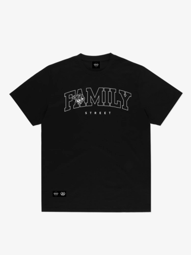 T-Shirt "Street Family" - Black / White SM_1346 Środowisko Miejskie T-SHIRTS