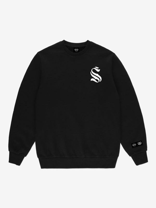 Bluza bez kaptura "Symbol mini" - Czarna SM_1329 Środowisko Miejskie