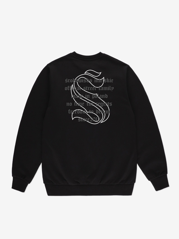 Crewneck "Symbol mini" - Black SM_1329 Środowisko Miejskie CREWNECK