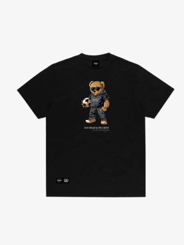 T-Shirt "Fan Bear" - Black SM_1325 Środowisko Miejskie T-SHIRTS