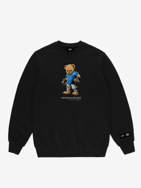 Crewneck "MMA Bear" - Black SM_1315 Środowisko Miejskie CREWNECK