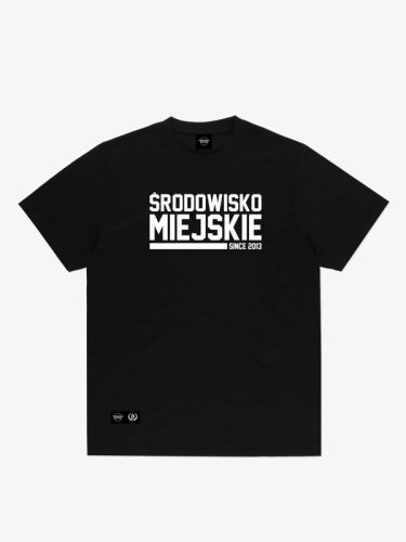 T-Shirt "Essential Classic" - Black SM_1309 Środowisko Miejskie T-SHIRTS