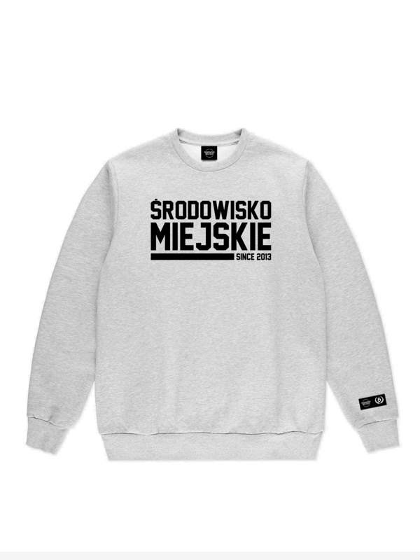 Crewneck "Essential Classic" - Grey SM_1308 Środowisko Miejskie CREWNECK