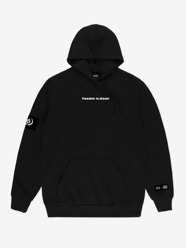Hoodie "Freedom to Dream" - Black SM_1306 Środowisko Miejskie HOODIE