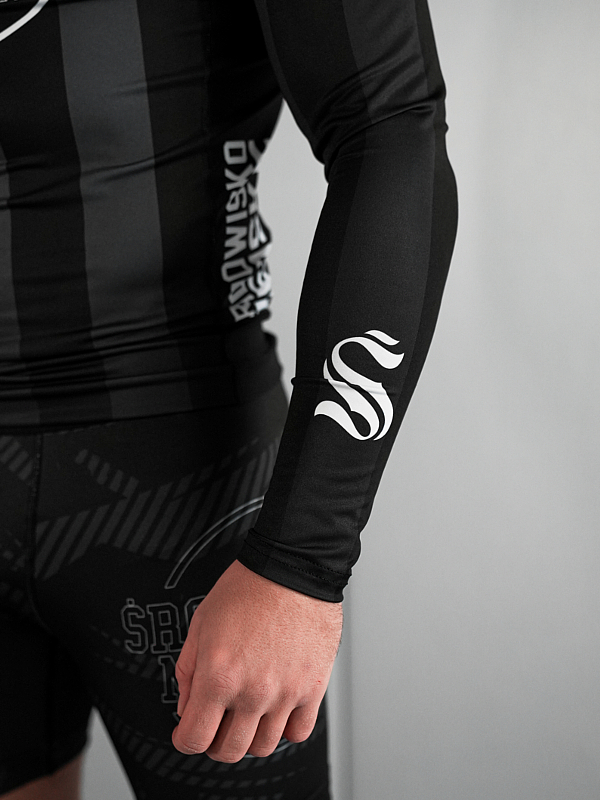 Rashguard "Theme" longsleeve - Black / Gray SM_1301 Środowisko Miejskie RASHGUARDS