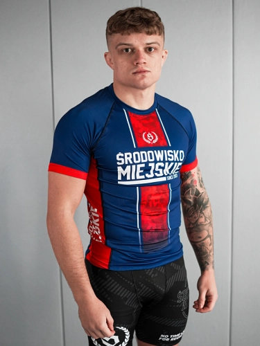 Rashguard "Fusion" - Navy / Red SM_1299 Środowisko Miejskie RASHGUARDS