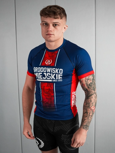 Rashguard "Fusion" - Navy / Red SM_1299 Środowisko Miejskie RASHGUARDS