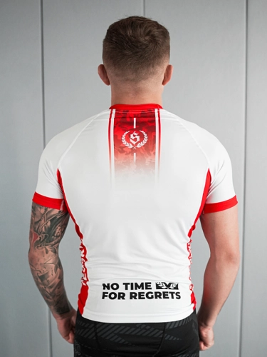 Rashguard "Fusion" - White / Red SM_1298 Środowisko Miejskie RASHGUARDS 2